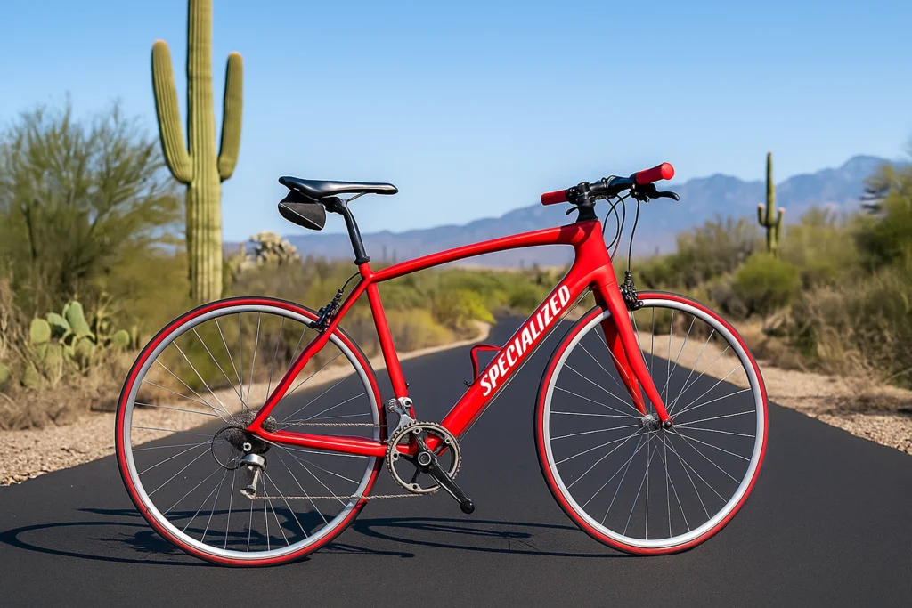Road bike available for rent for Tucson Loop ride